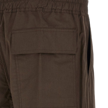 Rick Owens Brown Cotton Casual Pants
