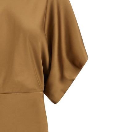 Norma Kamali Beige Polyester Long Dress