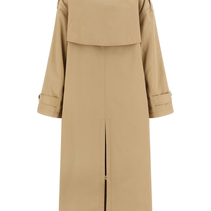 MM6 Maison Margiela Beige Cotton Coat