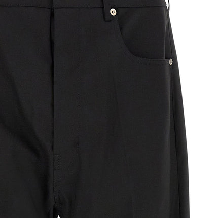 Rick Owens Black Wool Jeans Denim