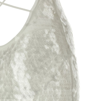 Norma Kamali White Polyamide Long Dress