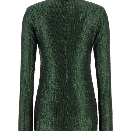 Norma Kamali Bicolor Polyester Short Dress
