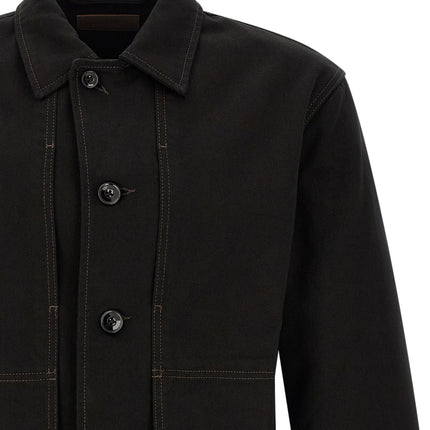 Lemaire Black Cotton Denim Jacket