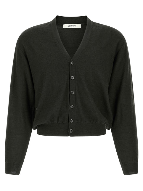 Lemaire Black Marabou Cardigan