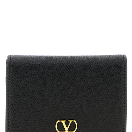 Valentino Garavani Black Calfskin Cardholder