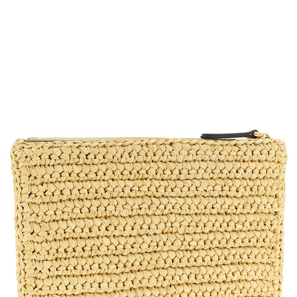 Valentino Garavani White Viscose Clutch Bag