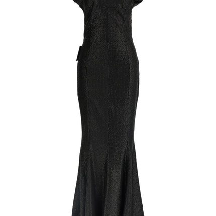 Norma Kamali Black Polyester Long Dress