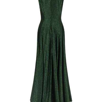 Norma Kamali Bicolor Polyester Long Dress