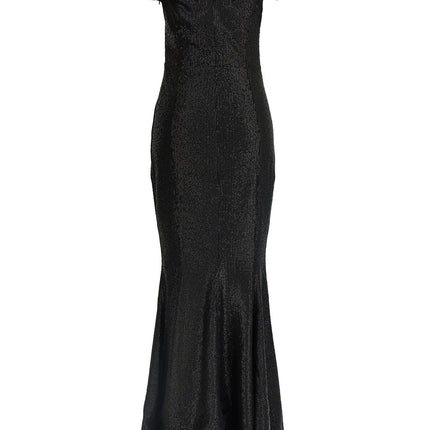 Norma Kamali Black Polyester Long Dress