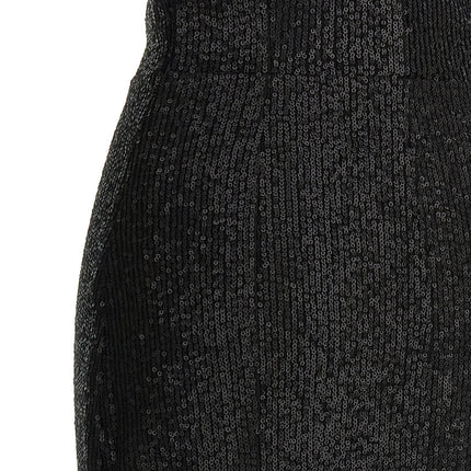 Norma Kamali Black Polyester Long Dress