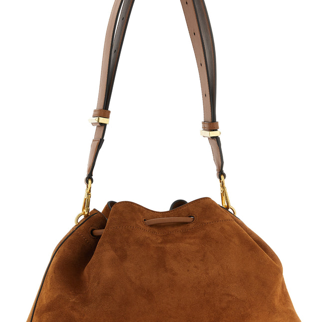 Jimmy Choo Gold Calfskin Shoulder Bag