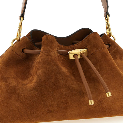 Jimmy Choo Gold Calfskin Shoulder Bag