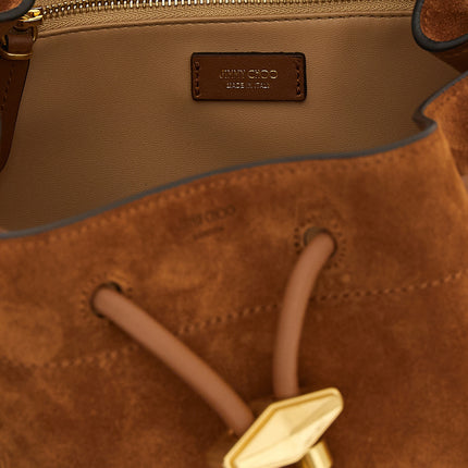 Jimmy Choo Gold Calfskin Shoulder Bag