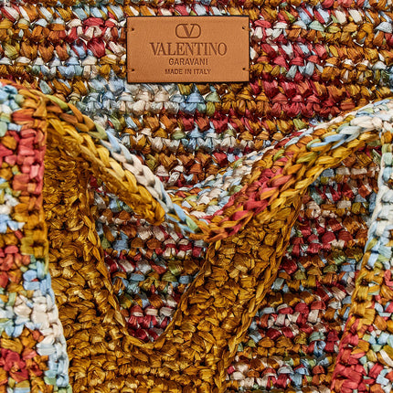 Valentino Garavani Multicolor Viscose Tote Bag