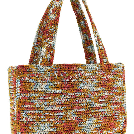 Valentino Garavani Multicolor Viscose Tote Bag
