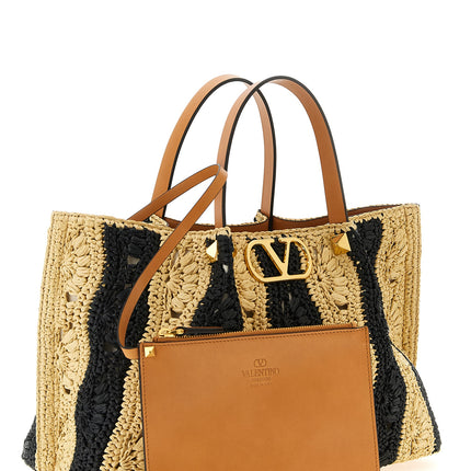 Valentino Garavani Beige Viscose Handbag