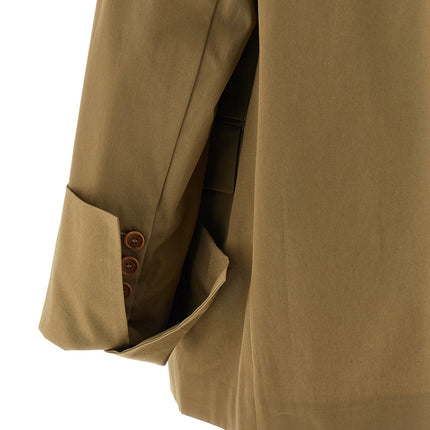 MAISON JEJIA Beige Cotton Blazer