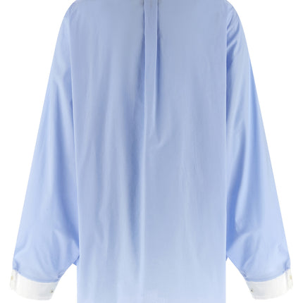 MAISON JEJIA Blue Cotton Blouse