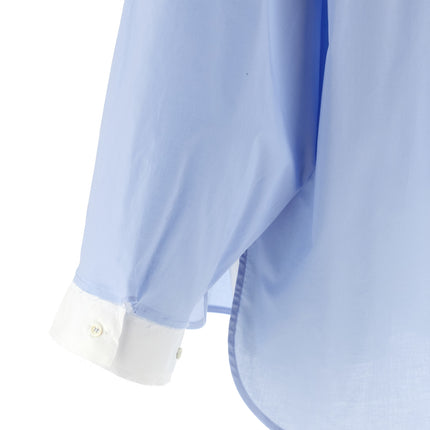 MAISON JEJIA Blue Cotton Blouse