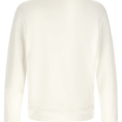 Polo Ralph Lauren White Cotton Sweatshirt