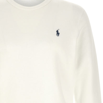Polo Ralph Lauren White Cotton Sweatshirt