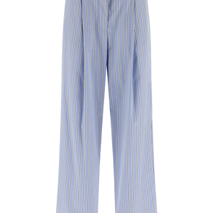 MAISON JEJIA Blue Cotton Casual Pants