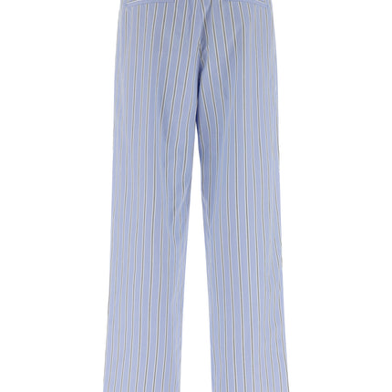MAISON JEJIA Blue Cotton Casual Pants