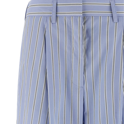 MAISON JEJIA Blue Cotton Casual Pants