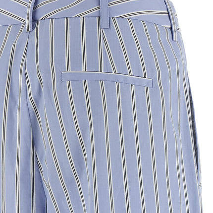 MAISON JEJIA Blue Cotton Casual Pants