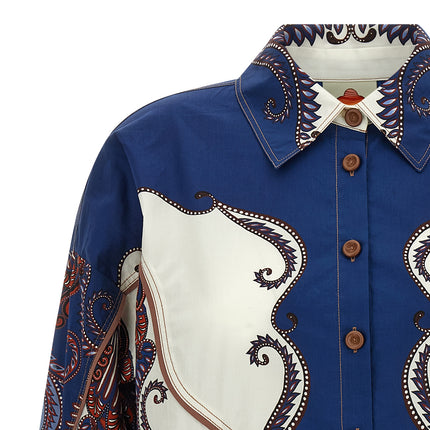 FARM RIO Multicolor Cotton Blouse