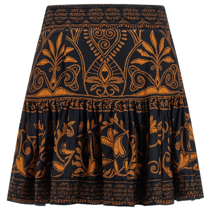 FARM RIO Multicolor Viscose Long Skirt