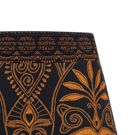FARM RIO Multicolor Viscose Long Skirt