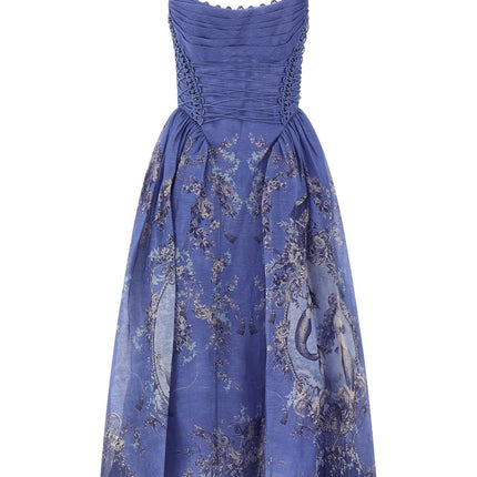 Zimmermann Blue Linen Long Dress