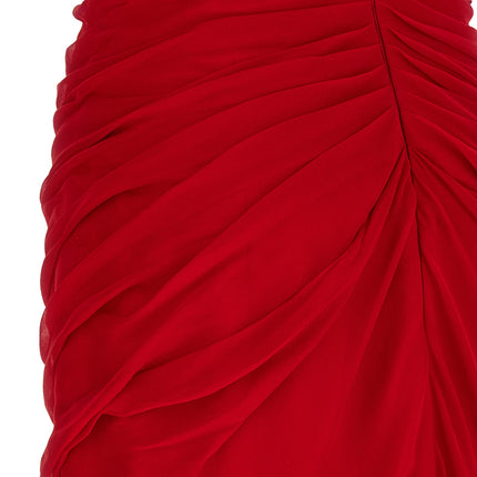 Carolina Herrera Multicolor Silk Midi Dress