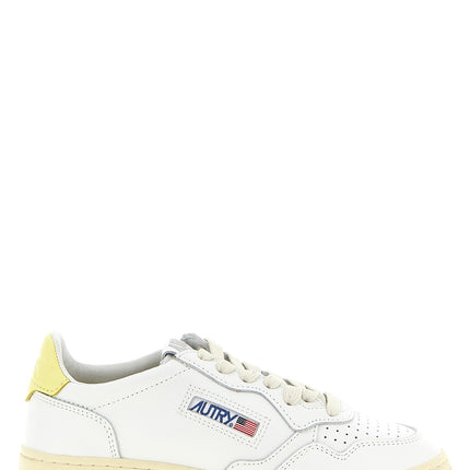 Autry Bicolor Cowhide Low Top Sneakers