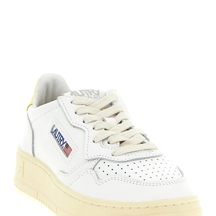 Autry Bicolor Cowhide Low Top Sneakers