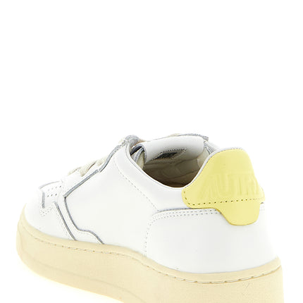 Autry Bicolor Cowhide Low Top Sneakers