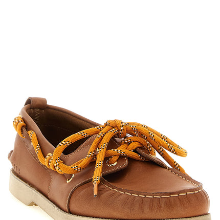 Golden Goose Brown Cowhide Slip-On Loafers