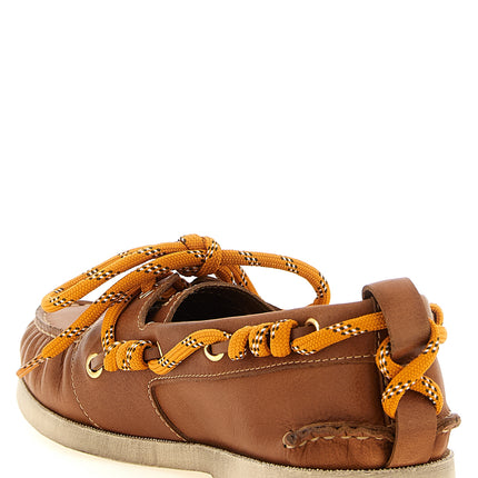 Golden Goose Brown Cowhide Slip-On Loafers