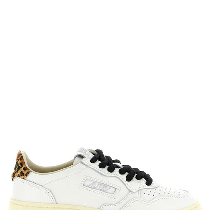 Autry Brown Cowhide Low Top Sneakers