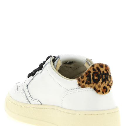 Autry Brown Cowhide Low Top Sneakers