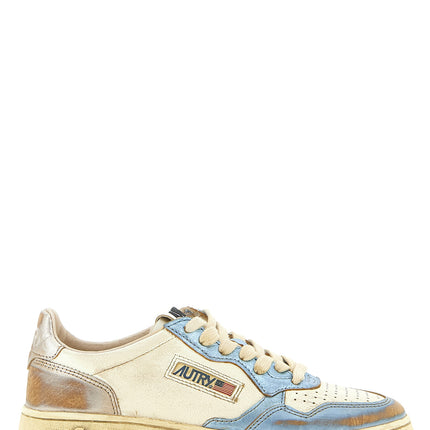 Autry Multicolor Bull Skin Low Top Sneakers