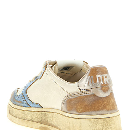 Autry Multicolor Bull Skin Low Top Sneakers