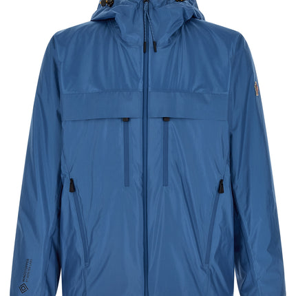 Moncler Grenoble Blue Polyamide Shell Jacket