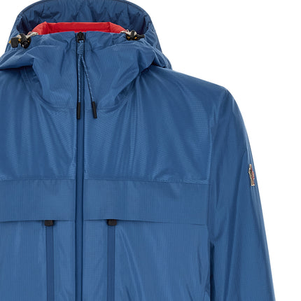 Moncler Grenoble Blue Polyamide Shell Jacket