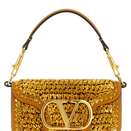 Valentino Garavani Gold Viscose Shoulder Bag