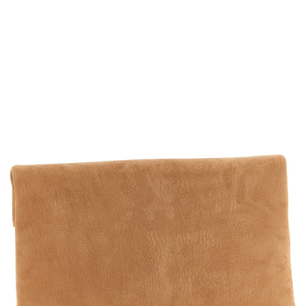 Saint Laurent Brown Lamb Leather Clutch Bag