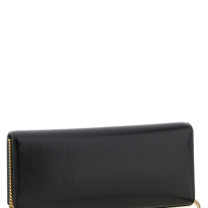 Saint Laurent Black Calfskin Clutch Bag