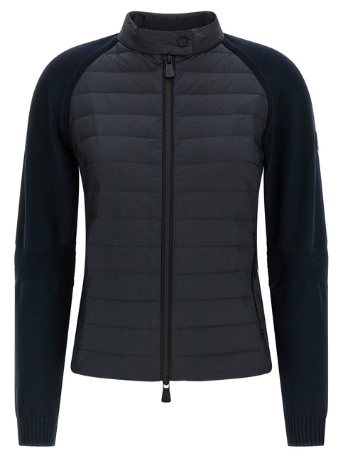 Moncler Grenoble Blue Polyamide Cardigan