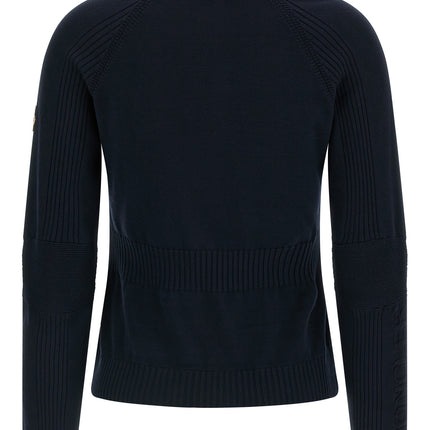 Moncler Grenoble Blue Polyamide Cardigan